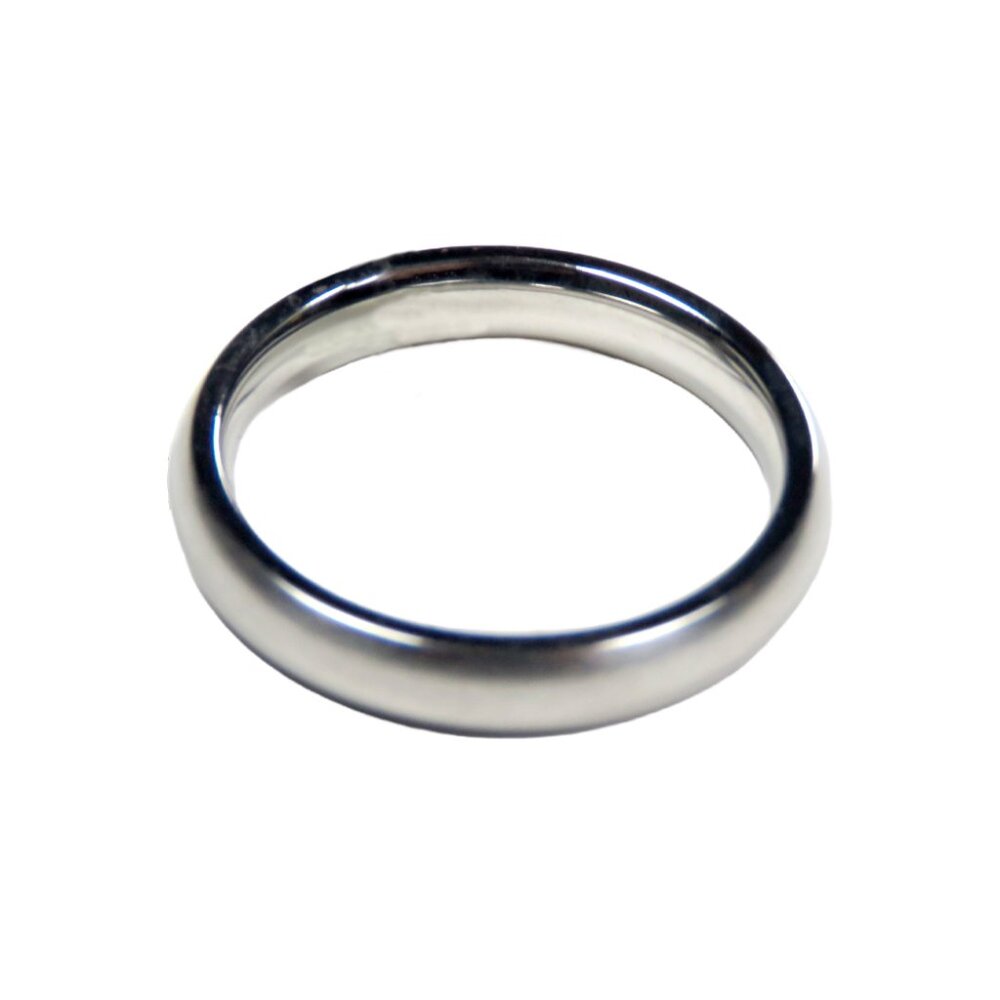 Inox Men's Polished Band Stainless Steel Ring